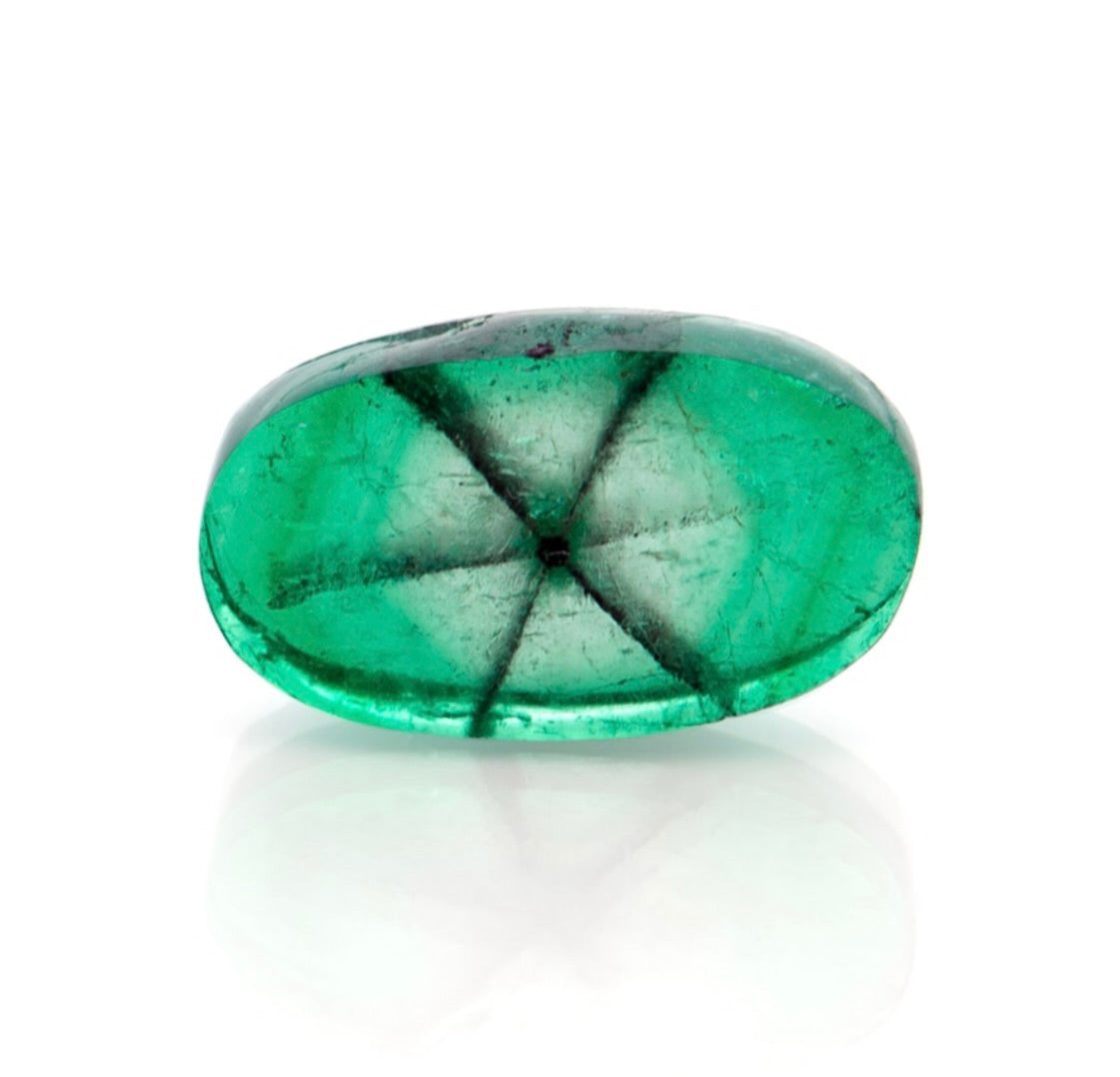 2.03ct. Oval Trapiche Emerald