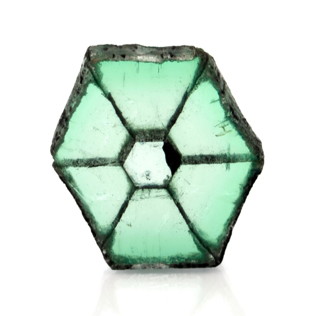 5.16ct. Hexagon Trapiche Emerald