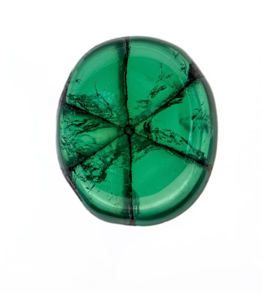 4.26ct. Oval Trapiche Emerald