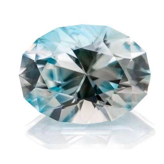 12.67ct Bi-Color Blue Zircon