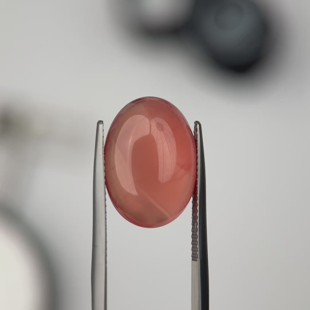 Pair of Rhodochrosite Cabochons